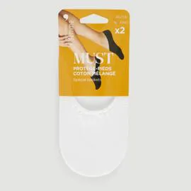 MONOPRIX FEMME Lot de 2 Protège-Pieds Spécial Baskets - 35/38 x2