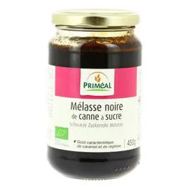 PRIMEAL Mélasse Noire De Canne À Sucre Bio 450g