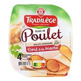 MARQUE REPÈRE, TRADILÈGE Blanc de poulet rôti 120g