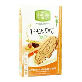 MOULIN DU PIVERT P'Tit Déj Chocolat Miel Bio 190g