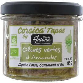 CHARLES ANTONA Olives vertes et Amandes Bio 95g