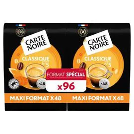 CARTE NOIRE Café dosettes classique N°5 2x336g