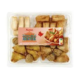 AUCHAN Assortiment asiatique 600g