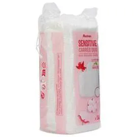 AUCHAN Sensitive cotons carrés à démaquiller x50