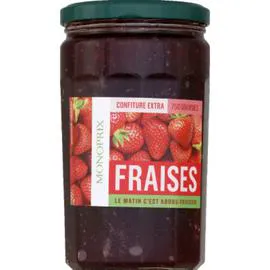 MONOPRIX Confiture extra de fraises 750g