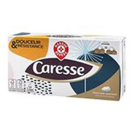 MARQUE REPÈRE, CARESSE Mouchoirs blancs 4 plis Boîte mouchoirs papier - x80 x80