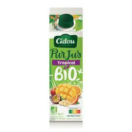 CIDOU Jus de fruits Bio tropical 1l