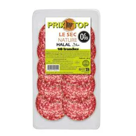 PRIX COOL Saucisson sec halal nature 50g