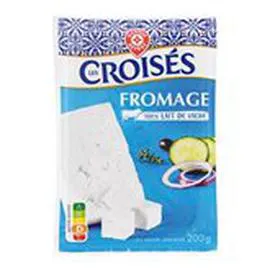 MARQUE REPÈRE, LES CROISÉS Fromage Tranché au lait de vache 23% MG 200g