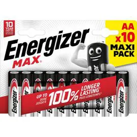 ENERGIZER Piles Alcalines Max AA/LR6 x10