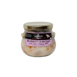 LES MARMITES D'AUGUSTINE Plat cuisiné blanquette de veau à la crème 750g