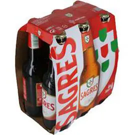 SAGRES Bières blonde 6x33cl