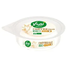 VRAI Fromage Bio Au Lait de Chèvre 100g