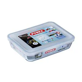 PYREX Plat à four en verre avec couvercLe adapté congéLateur COOK & FREEZE 0.8L l'unité