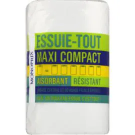 MONOPRIX Essuie-tout maxi compact l'unité