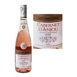MARQUE REPÈRE, LES CARACTÈRES AOP Cabernet d'Anjou vin rosé 75cl