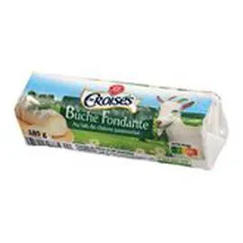 MARQUE REPÈRE, LES CROISÉS Bûche de chèvre Fondante 22% MG 180g
