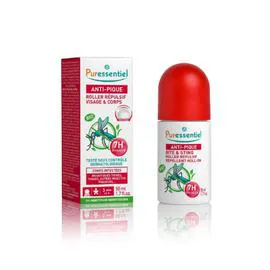 PURESSENTIEL Traitement anti-moustique visage & corps anti-pique Bio 50ml