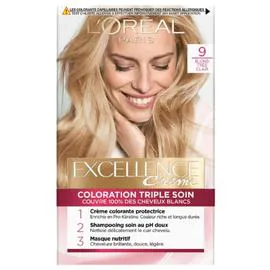 L'ORÉAL PARIS, EXCELLENCE Coloration Cheveux 9 Blond très clair l'unité
