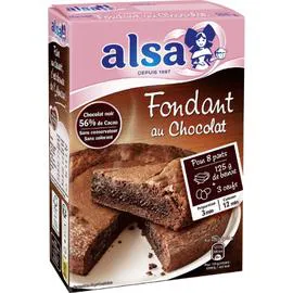 ALSA Préparation gâteau Fondant au chocolat 320g