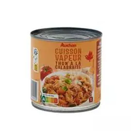 AUCHAN Thon à la calabraise cuisson vapeur 290g