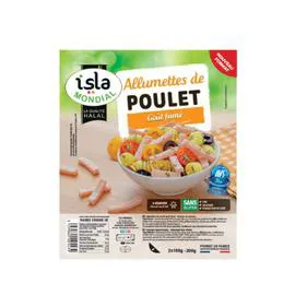 ISLA MONDIAL Allumettes de poulet fumées halal 200g