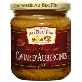 CONSERVERIE AU BEC FIN Caviar d'aubergines 228g