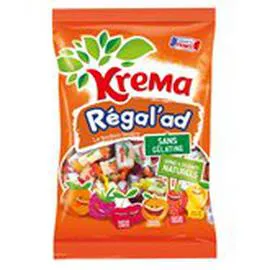  Bonbons KREMA Régal'ad Assortiment Fruits 360g