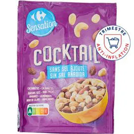 CARREFOUR SENSATION Fruits secs Cocktail s/sel ajouté 120g