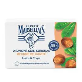LE PETIT MARSEILLAIS Savon soin surgras au beurre de karité 200g