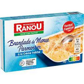 MONIQUE RANOU Brandade de morue parmentier à la crème fraîche 1kg