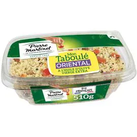 PIERRE MARTINET Salade Taboulé oriental à l'huile d'olive vierge extra 510g
