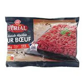 MARQUE REPÈRE, FÉRIAL Viande haché VBF 400g