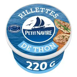 PETIT NAVIRE Rillettes de thon 220g