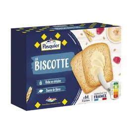 BRIOCHE PASQUIER Biscottes au froment 600g