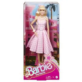 MATTEL Poupée Barbie en robe Vichy rose Le film l'unité