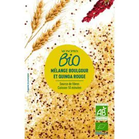 MONOPRIX BIO Mélange boulgour et quinoa rouge 400g