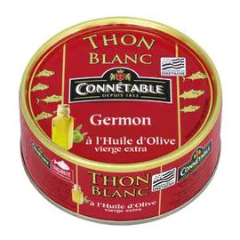 CONNÉTABLE Thon blanc véritable Germon à l'huile d'olive vierge extra 160g