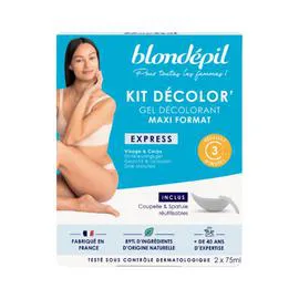 BLONDÉPIL Gel décolorant visage & corps 2x75ml