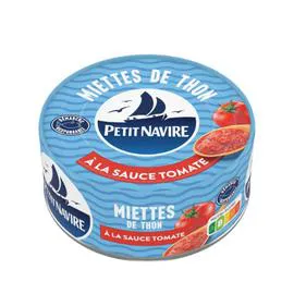 PETIT NAVIRE Thon la sauce tomate 140g