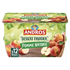 ANDROS Compote pomme 12x100g