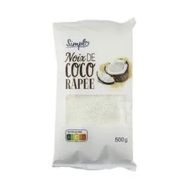 CARREFOUR SIMPL Noix de coco rapée SIMPL 500g