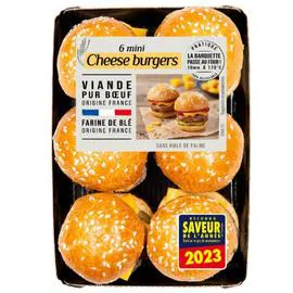 PASO TRAITEUR Mini cheese burgers 250g