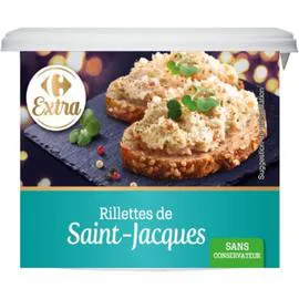 CARREFOUR EXTRA Rillettes de St-Jacques 120g