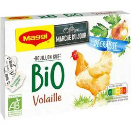 MAGGI Bouillon volaille Dégraissé Bio 80g