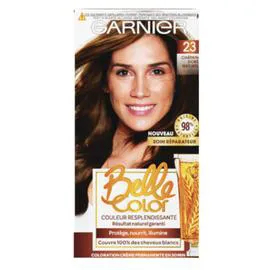 GARNIER, BELLE COLOR Coloration Cheveux Permanente 23 Chatain Doré Naturel l'unité