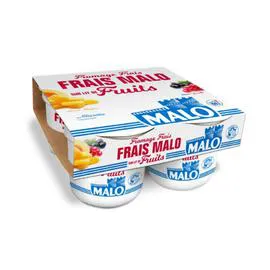 MALO Fromage frais aux fruits 4x100g
