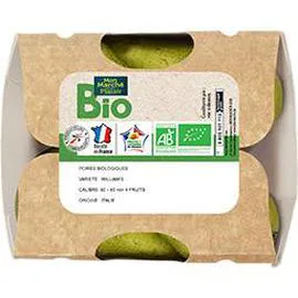 MON MARCHÉ PLAISIR BIO Poires bio x4