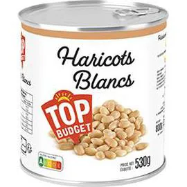 TOP BUDGET Haricots blancs 530g