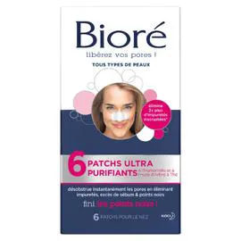BIORÉ Patchs ultra purifiants x6